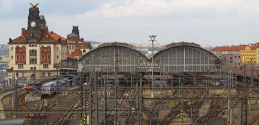 Pražské Hlavní nádraží.