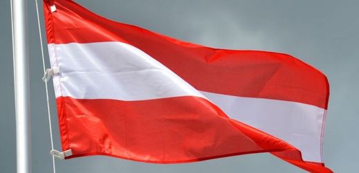 Vlajka Rakouska. 