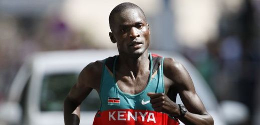Keňský maratonec Abel Kirui.