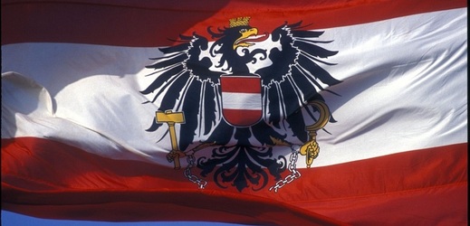 Rakouská vlajka. 