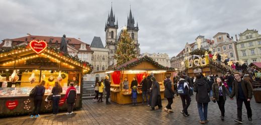 Vánoční trhy v Praze (ilustrační foto).