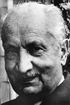 Německý filozof Martin Heidegger.