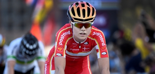 Dánská cyklistka Amalie Dideriksenová.