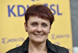 Úspěšná kandidátka lidovců starostka Ratíškovic Anna Hubáčková.