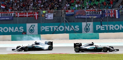 Lewis Hamilton a Nico Rosberg.