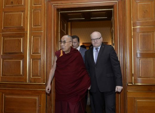 Dalajlama s ministrem kultury.