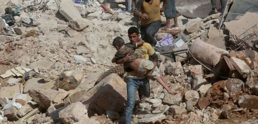 Bombardovaná Sýrie (ilustrační foto).