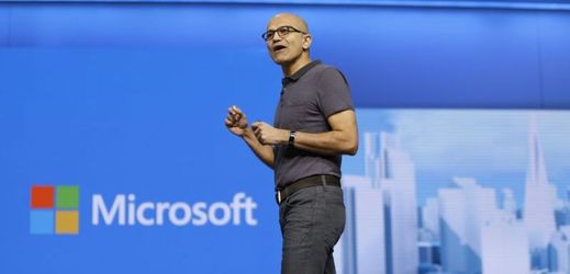 Microsoft předčil očekávání analytiků. CEO společnosti Satya Narayana Nadella.