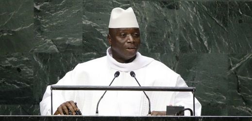 Prezident Gambie Jahya Jammeh.