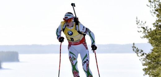 Běloruská biatlonistka Darja Domračevová.