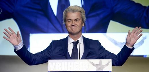 Nizozemský poslanec Geert Wilders.