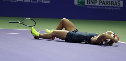 Dominika Cibulková slaví postup do finále Masters
