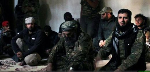 Stoupenci syrské militantní skupiny Ahrar al-Sham.