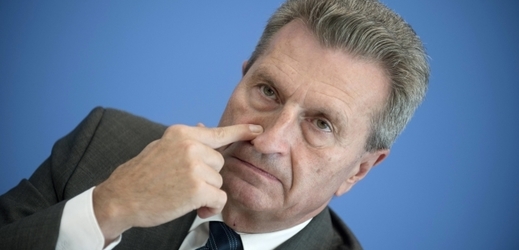 Eurokomisař Günther Oettinger.