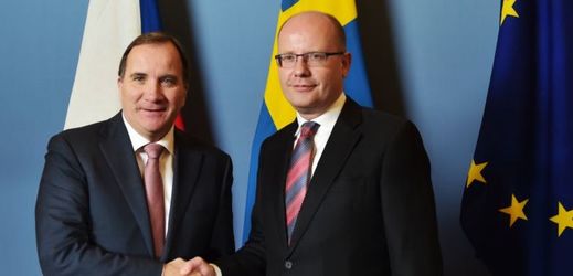 Sobotka jednal s Löfvenem o obchodu i o budoucnosti EU.