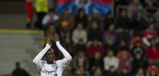Yaya Touré v dresu Manchesteru City.