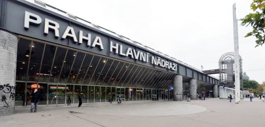 Praha hlavní nádraží. 