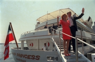Donald Trump a jeho exmanželka Ivana.