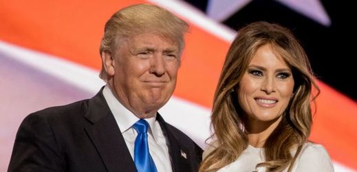 Donald Trump s manželkou Melanií Trumpovou.