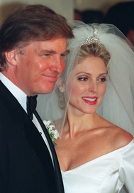 S herečkou Marlou Maplesovou strávil Trump v manželství šest let (1993).