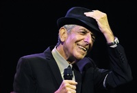 Legendární kanadský písničkář Leonard Cohen.