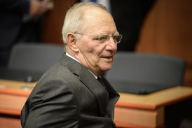 Ministr financí Wolfgang Schäuble.