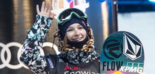 Česká snowboardistka Šárka Pančochová.