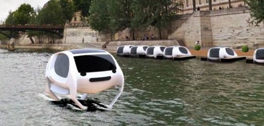Futuristické vozítko nazvané SeaBubbles.