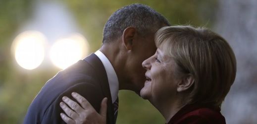 Americký prezident Barack Obama a německá kancléřka Angela Merkelová.