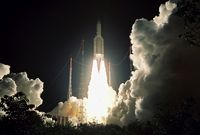 Start rakety Ariane 5.