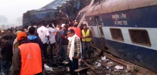 Vlaková nehoda v Indii.