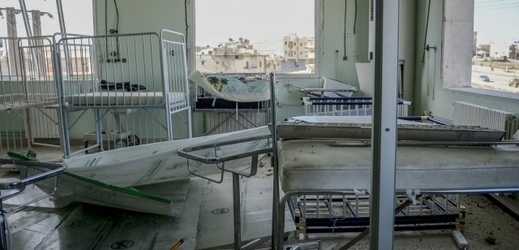 Jedna ze zničených nemocnic v syrském Aleppu.