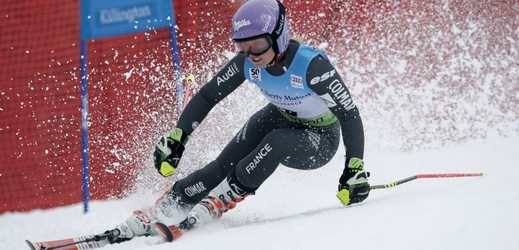 Vítězka obřího slalomu Tessa Worleyová. 