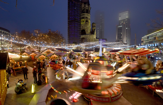 Berlínské vánoční trhy.