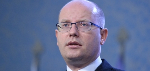 Premiér Bohuslav Sobotka. 