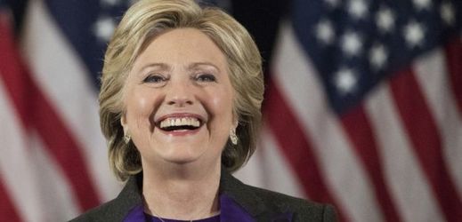 Poražená prezidentská kandidátka Hillary Clintonová.