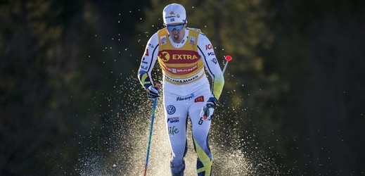 Švédský běžec na lyžích Calle Halfvarsson.