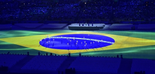 Slavnostní zakončení olympiády v Riu.