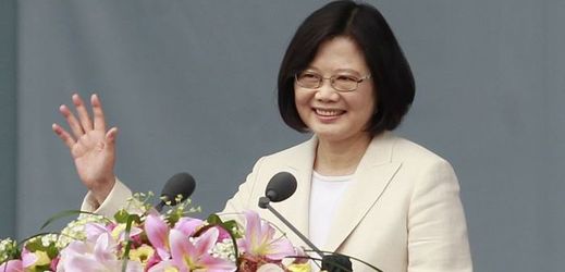 Tchajwanská prezidentka Cchaj Jing-wen.