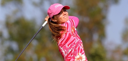 Golfistka Klára Spilková začala dobře poslední turnaj sezony. 
