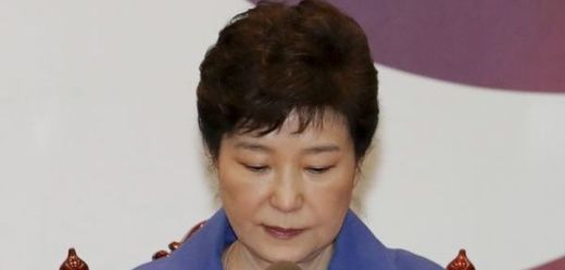 Odvolaná jihokorejská prezidentka Pak Kun-hje.