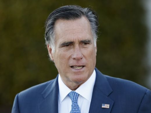 Neúspěšný prezidentský kandidát za republikány Mitt Romney.