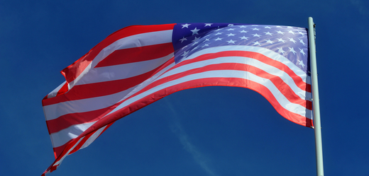 Americká vlajka (ilustrační foto).