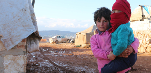 Děti syrských uprchlíků.