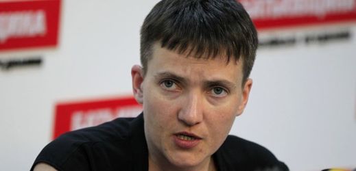 Ukrajinská poslankyně Nadija Savčenková.