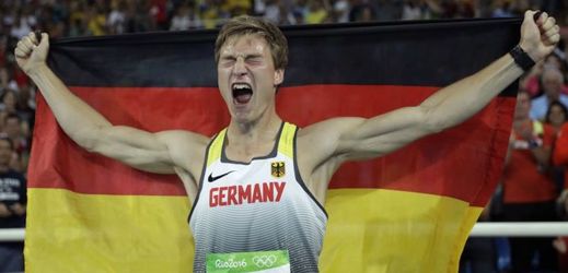 Německý olympijský vítěz Thomas Röhler.