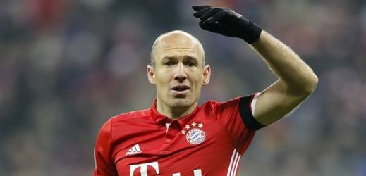 Záložník Bayernu Arjen Robben byl jedním ze strůjců vysoké výhry.