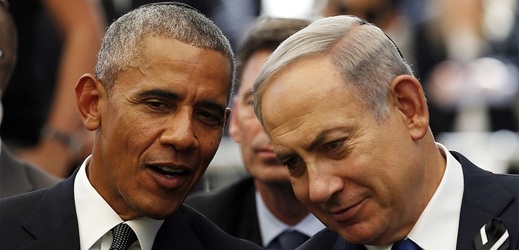Barack Obama na Netanjahua.