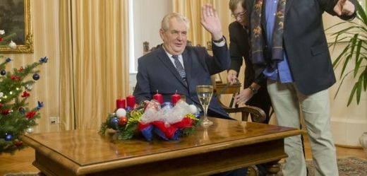 Prezident Miloš Zeman pronesl 26. prosince své tradiční vánoční poselství z lánského zámku.