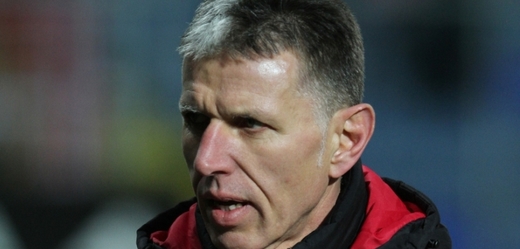 Trenér Slavie Jaroslav Šilhavý. 